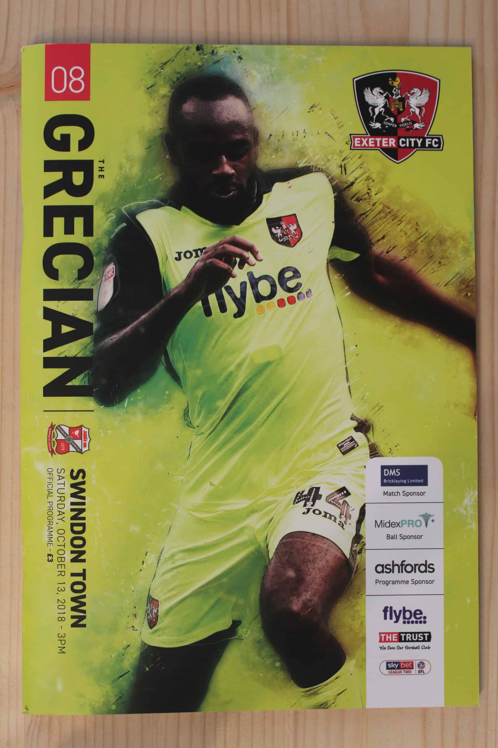 Exeter City FC v Swindon Town FC